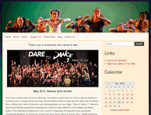 Tablet Screenshot of daretodanceseattle.org